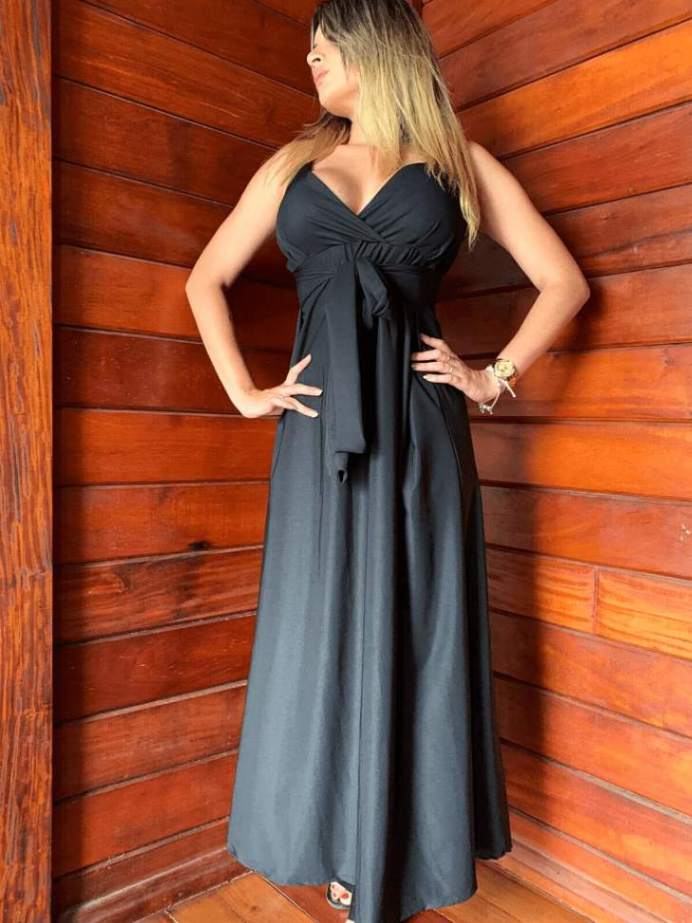 Vestido longo feminino